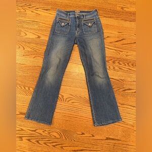 MOTHER Flare Jeans in Classic Blue